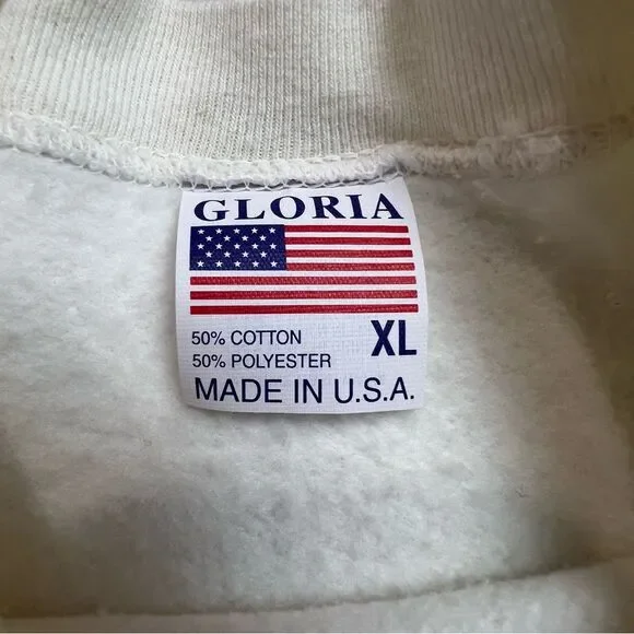 VTG 90s Basket Collector NameMe Calligraphy Graphic Sweatshirt Longaberger XL - Picture 6 of 8